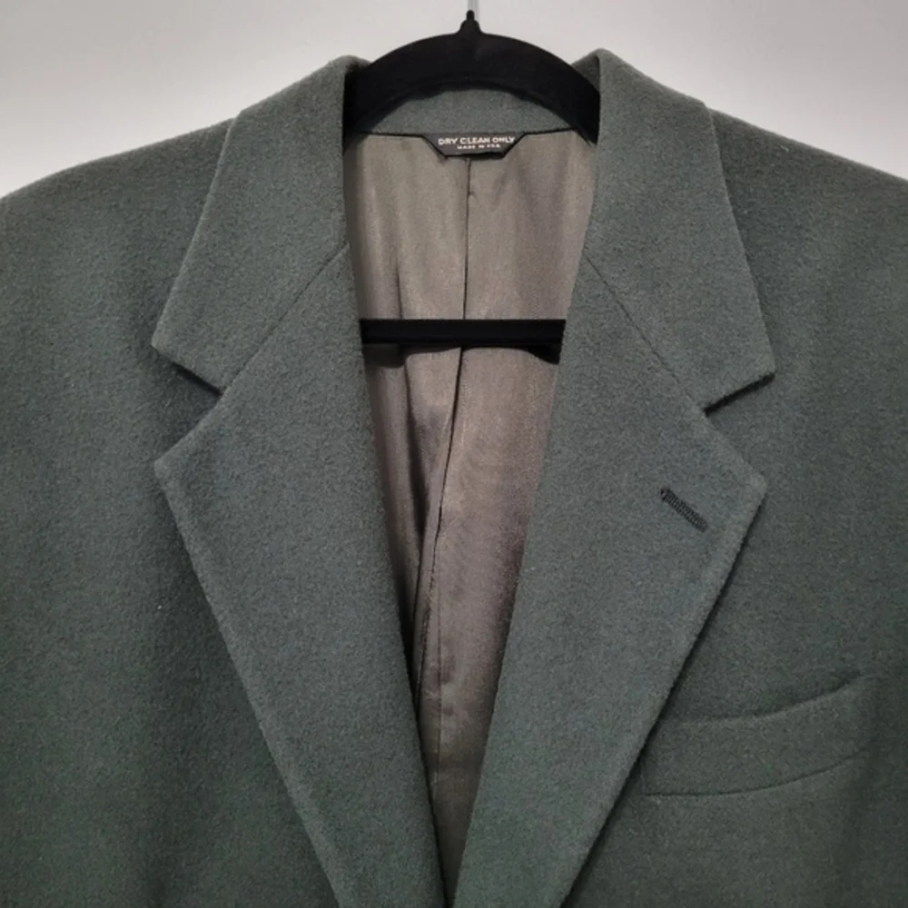 Redwood &‎ Ross 100% Camel Hair Men's Sports Coat Est Size 43L Green Office Wear